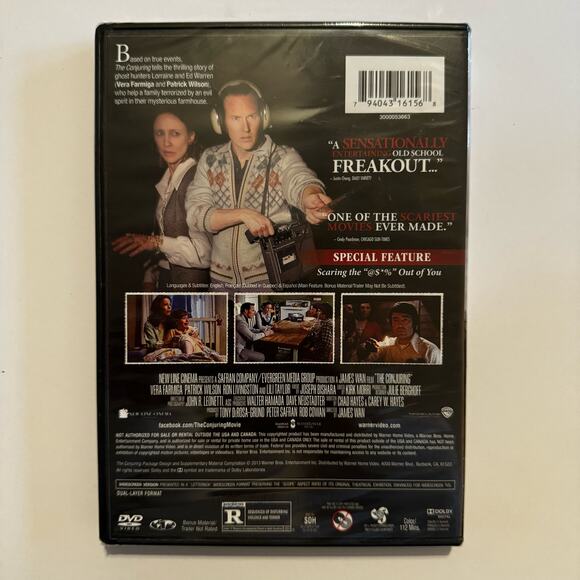 New‎ The Conjuring DVD 2013 Horror Evil - Picture 2 of 2